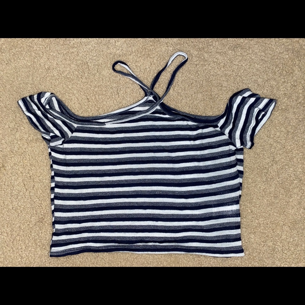 Striped crop top
